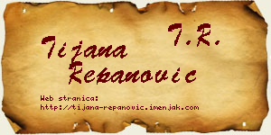 Tijana Repanović vizit kartica